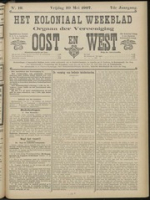Het Koloniaal Weekblad (10 mei 1907) : Orgaan der Vereeniging Oost en West