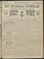 Het Koloniaal Weekblad (16 mei 1907) : Orgaan der Vereeniging Oost en West, Vereeniging Oost en West
