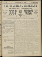 Het Koloniaal Weekblad (24 mei 1907) : Orgaan der Vereeniging Oost en West