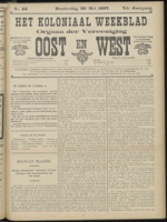 Het Koloniaal Weekblad (30 mei 1907) : Orgaan der Vereeniging Oost en West