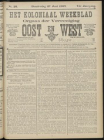 Het Koloniaal Weekblad (27 juni 1907) : Orgaan der Vereeniging Oost en West