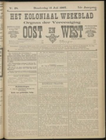 Het Koloniaal Weekblad (11 juli 1907) : Orgaan der Vereeniging Oost en West
