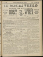Het Koloniaal Weekblad (25 juli 1907) : Orgaan der Vereeniging Oost en West