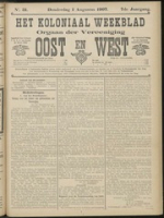 Het Koloniaal Weekblad (1 augustus 1907) : Orgaan der Vereeniging Oost en West