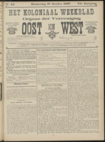 Het Koloniaal Weekblad (17 october 1907) : Orgaan der Vereeniging Oost en West