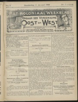 Het Koloniaal Weekblad (16 januari 1908) : Orgaan der Vereeniging Oost en West