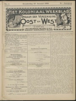 Het Koloniaal Weekblad (23 januari 1908) : Orgaan der Vereeniging Oost en West