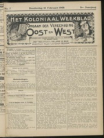 Het Koloniaal Weekblad (13 februari 1908) : Orgaan der Vereeniging Oost en West
