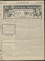 Het Koloniaal Weekblad (20 maart 1908) : Orgaan der Vereeniging Oost en West