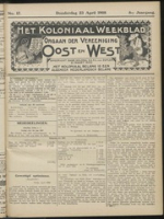 Het Koloniaal Weekblad (23 april 1908) : Orgaan der Vereeniging Oost en West