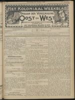 Het Koloniaal Weekblad (22 october 1908) : Orgaan der Vereeniging Oost en West