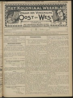 Het Koloniaal Weekblad (5 november 1908) : Orgaan der Vereeniging Oost en West