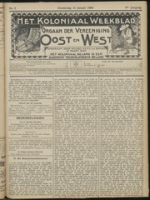 Het Koloniaal Weekblad (21 januari 1909) : Orgaan der Vereeniging Oost en West