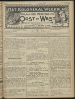 Het Koloniaal Weekblad (18 maart 1909) : Orgaan der Vereeniging Oost en West