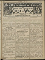 Het Koloniaal Weekblad (1 april 1909) : Orgaan der Vereeniging Oost en West