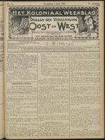 Het Koloniaal Weekblad (8 april 1909) : Orgaan der Vereeniging Oost en West