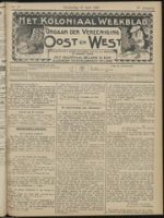 Het Koloniaal Weekblad (29 april 1909) : Orgaan der Vereeniging Oost en West