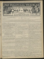 Het Koloniaal Weekblad (29 juli 1909) : Orgaan der Vereeniging Oost en West