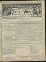 Het Koloniaal Weekblad (5 augustus 1909) : Orgaan der Vereeniging Oost en West, Vereeniging Oost en West