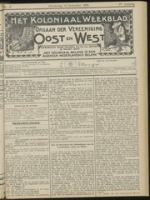 Het Koloniaal Weekblad (16 september 1909) : Orgaan der Vereeniging Oost en West, Vereeniging Oost en West