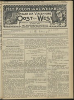 Het Koloniaal Weekblad (21 october 1909) : Orgaan der Vereeniging Oost en West, Vereeniging Oost en West