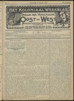 Het Koloniaal Weekblad (27 januari 1910) : Orgaan der Vereeniging Oost en West, Vereeniging Oost en West
