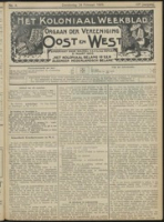 Het Koloniaal Weekblad (24 februari 1910) : Orgaan der Vereeniging Oost en West, Vereeniging Oost en West