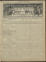 Het Koloniaal Weekblad (31 maart 1910) : Orgaan der Vereeniging Oost en West, Vereeniging Oost en West