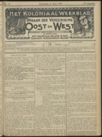 Het Koloniaal Weekblad (21 april 1910) : Orgaan der Vereeniging Oost en West, Vereeniging Oost en West