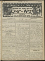 Het Koloniaal Weekblad (19 mei 1910) : Orgaan der Vereeniging Oost en West, Vereeniging Oost en West