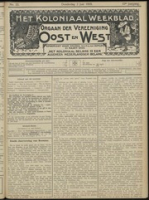 Het Koloniaal Weekblad (2 juni 1910) : Orgaan der Vereeniging Oost en West, Vereeniging Oost en West