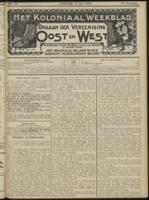 Het Koloniaal Weekblad (23 juni 1910) : Orgaan der Vereeniging Oost en West, Vereeniging Oost en West