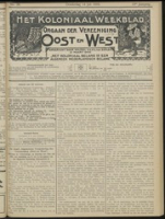 Het Koloniaal Weekblad (14 juli 1910) : Orgaan der Vereeniging Oost en West, Vereeniging Oost en West