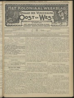 Het Koloniaal Weekblad (4 augustus 1910) : Orgaan der Vereeniging Oost en West, Vereeniging Oost en West