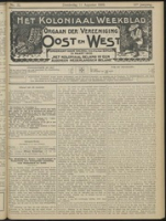 Het Koloniaal Weekblad (11 augustus 1910) : Orgaan der Vereeniging Oost en West, Vereeniging Oost en West