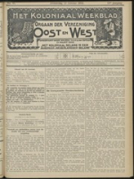Het Koloniaal Weekblad (13 october 1910) : Orgaan der Vereeniging Oost en West, Vereeniging Oost en West
