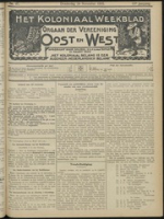 Het Koloniaal Weekblad (24 november 1910) : Orgaan der Vereeniging Oost en West, Vereeniging Oost en West