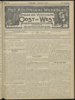 Het Koloniaal Weekblad (1 december 1910) : Orgaan der Vereeniging Oost en West, Vereeniging Oost en West