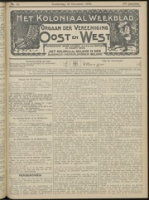 Het Koloniaal Weekblad (29 december 1910) : Orgaan der Vereeniging Oost en West, Vereeniging Oost en West