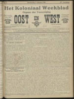 Het Koloniaal Weekblad (1911) : Orgaan der Vereeniging Oost en West, Vereeniging Oost en West