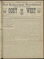 Het Koloniaal Weekblad (12 januari 1911) : Orgaan der Vereeniging Oost en West, Vereeniging Oost en West