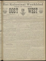 Het Koloniaal Weekblad (26 januari 1911) : Orgaan der Vereeniging Oost en West, Vereeniging Oost en West