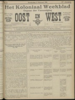 Het Koloniaal Weekblad (2 februari 1911) : Orgaan der Vereeniging Oost en West, Vereeniging Oost en West