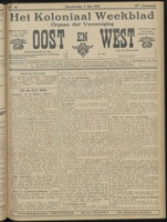 Het Koloniaal Weekblad (4 mei 1911) : Orgaan der Vereeniging Oost en West, Vereeniging Oost en West