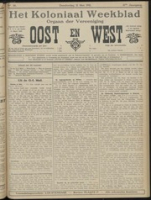 Het Koloniaal Weekblad (11 mei 1911) : Orgaan der Vereeniging Oost en West, Vereeniging Oost en West