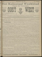 Het Koloniaal Weekblad (8 juni 1911) : Orgaan der Vereeniging Oost en West, Vereeniging Oost en West