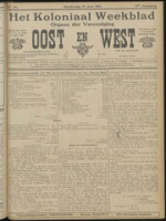 Het Koloniaal Weekblad (15 juni 1911) : Orgaan der Vereeniging Oost en West, Vereeniging Oost en West