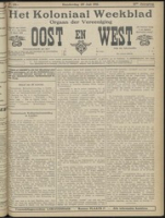 Het Koloniaal Weekblad (20 juli 1911) : Orgaan der Vereeniging Oost en West, Vereeniging Oost en West