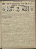 Het Koloniaal Weekblad (5 october 1911) : Orgaan der Vereeniging Oost en West, Vereeniging Oost en West