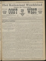 Het Koloniaal Weekblad (21 december 1911) : Orgaan der Vereeniging Oost en West